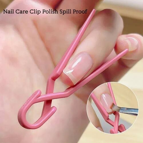 5/10pcs Nail Clip Shaping Clip Paint Spill-proof Mixed Color
