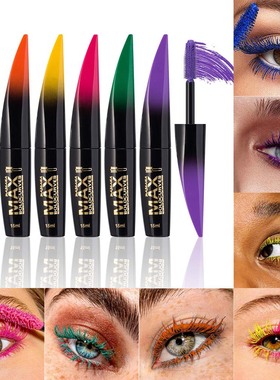 Color Mascara Waterproof Thick Curling Not Easy To Faint Eye