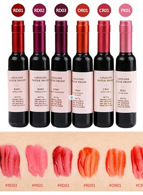 New Arrival Wine Red Korean Style Lip Tint Baby Pink Lip