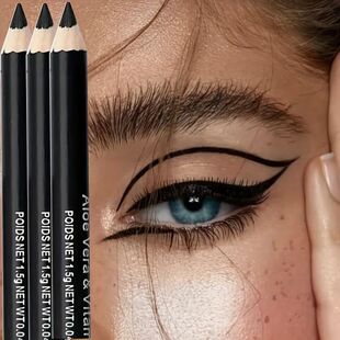 3/5pcs High Pigmented Eyeliner Pencil Hard Refill Black Brow