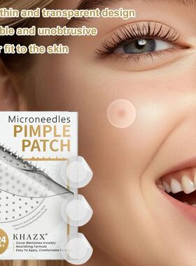 12/24PCS Micro Needle Pimple Patch Hydrocolloid Micropoint P