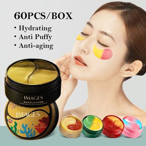 Collagen Eye Mask Seaweed Golden Skincare Eye Patches Under