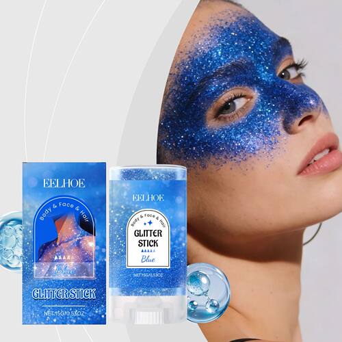 Blue Body Glitter Stick ? Mermaid Shimmer ? Easy to Apply ?