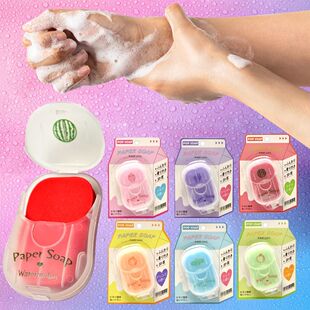 Portable Hand Soap Sheets for Travel | Dissolving Cleanser W