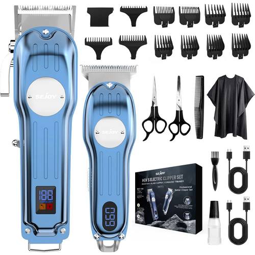 Professional Hair Clippers for Men Cordless Clippers and Tri