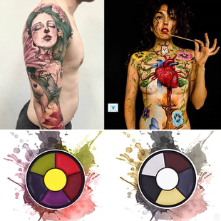 Face Paint Tattoo Face Palette Body Paint Airbrush Oil