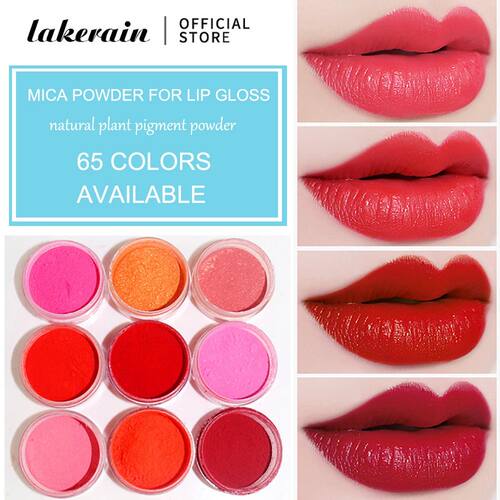 65 Colors Mica Powder For Lip Gloss DIY Lipstick Pigment Pow
