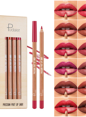 12 Colors/Set Lip Liner Sexy Lips Pencil Matte Soft Lipstick