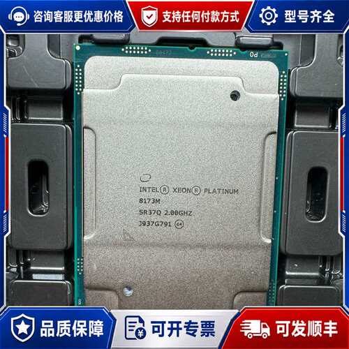 议价志强铂金8173M处理器 28核心56线程成色很好20个可维修