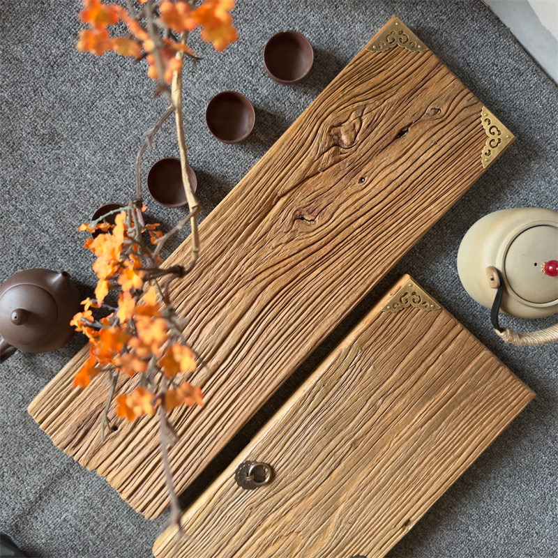 风化老榆木老木板禅意干泡台壶承杯垫茶托老木拍照背景板定制底座,餐饮具,茶托,淘宝优惠券,粉丝福利购,淘宝优惠卷