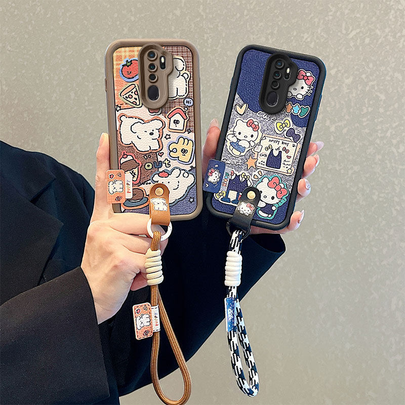 山茶花适用OPPOA11手机壳立体a11x卡通a53 2020可爱A92020秋冬小羊皮好看)潮女ins保护壳