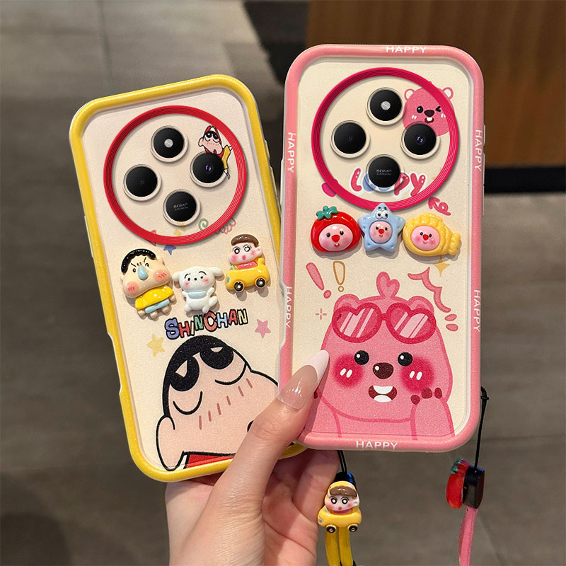 卡通可爱情侣全包边防摔