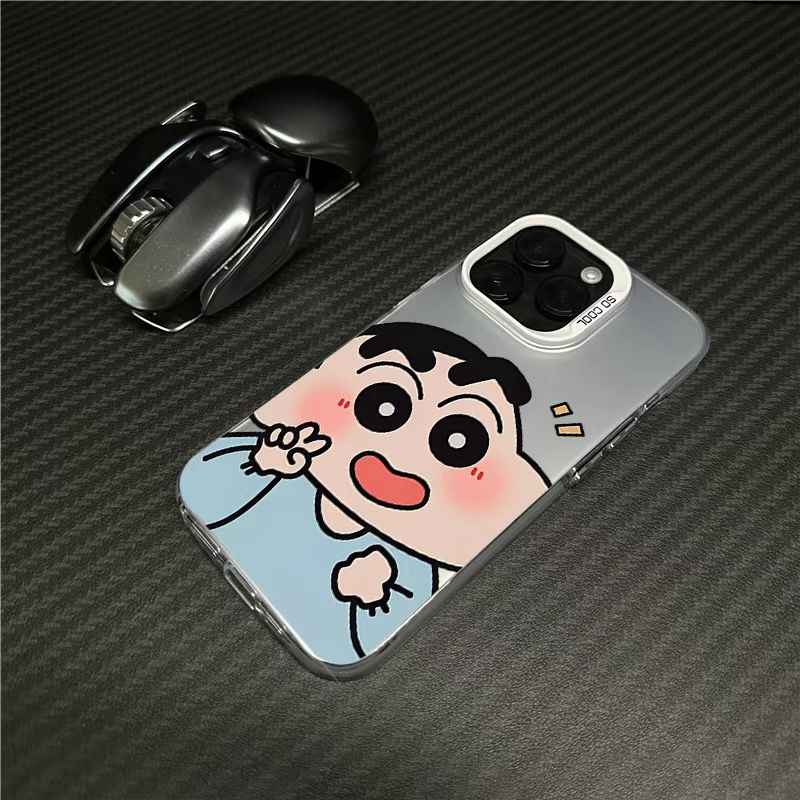 苹果搞怪蜡笔小新手机壳