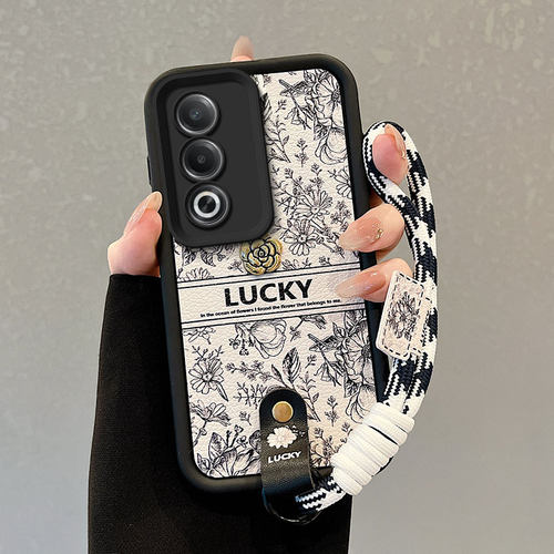 适用oppoA80 5G手机壳欧珀A80学生女5G潮流0pp0A8o磨砂oopoα80保护套0ppoA80可爱创意手绳山茶花小羊皮潮