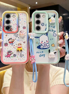 适用三星A03S手机壳搞怪学生a025m时尚帕恰狗galaxy a02s保护套ins日韩高颜值SM-A037F蜡笔小新sx ao3s可爱女