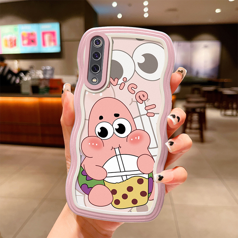 适用于小米9SE手机壳卡通波浪纹M1903F2A软硅胶xiaomi 9se时尚可爱女生xiaoml 9se保护套。小咪9se日韩网红女