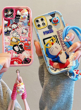 适用于OPPO RealmeC25手机壳时尚少女relamec30保护套新款可爱女生raelmec25个性卡通reaimec30叮当猫reamle