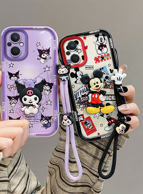 库洛米适用OPPOReno7Lite手机壳3d公仔米奇Reno8Lite男女Reno8Z叮当Reno7Z卡通趣味可爱壳