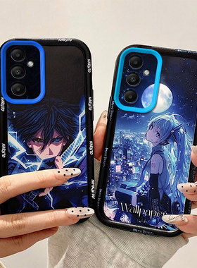 二次元适用三星GalaxyA55手机壳索隆路飞Galaxy A56新款samsunga55漫创意全包边防摔硅胶磨砂壳