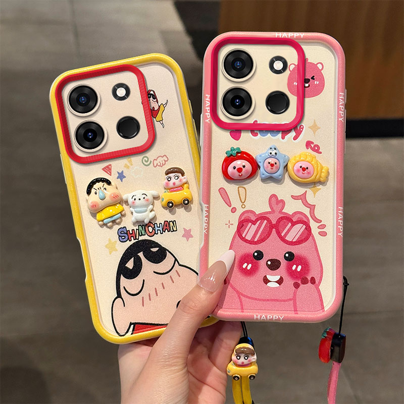 卡通可爱情侣全包边防摔