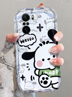适用于红米K40pro手机壳卡通少女22021211RC日韩库洛米redmi k40s保护套ins风可爱女生M2012K11C透明软壳k4o