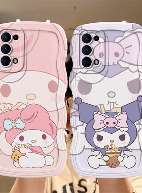 适用OPPO Reno5手机壳时尚女0ppo reno5pro保护套ins风卡通oopp reno5pro+硅胶新款opop reni5pro可爱库洛米