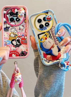 适用OPPO Realme12手机壳时尚可爱女relame12x搞怪卡通raelme12个性全包边raelme12x日韩高颜值reamle12叮当