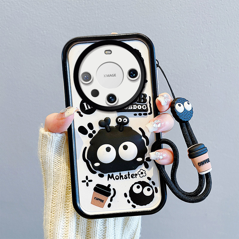 适用于华为Mate60手机壳个性卡通潮女mete60pro保护套ins风可爱女生maye60日韩软硅胶meta60por潮牌立体公仔