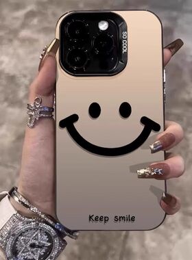 简约笑脸表情适用于oppo findx8pro手机壳少女可爱opopfindx5情侣oppifindx7保护套潮男新款flndx6pro高颜值
