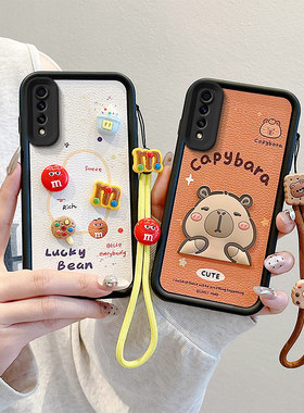 适用三星GalaxyA50手机壳软硅胶samsung a50s时尚男女sx a50煤球卡通可爱女3星a50保护套日韩m豆a5os个性潮