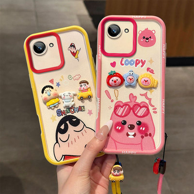 适用realme真我C30S手机壳时尚潮少女realmec30趣味搞怪卡通立体创意可爱日韩保护壳