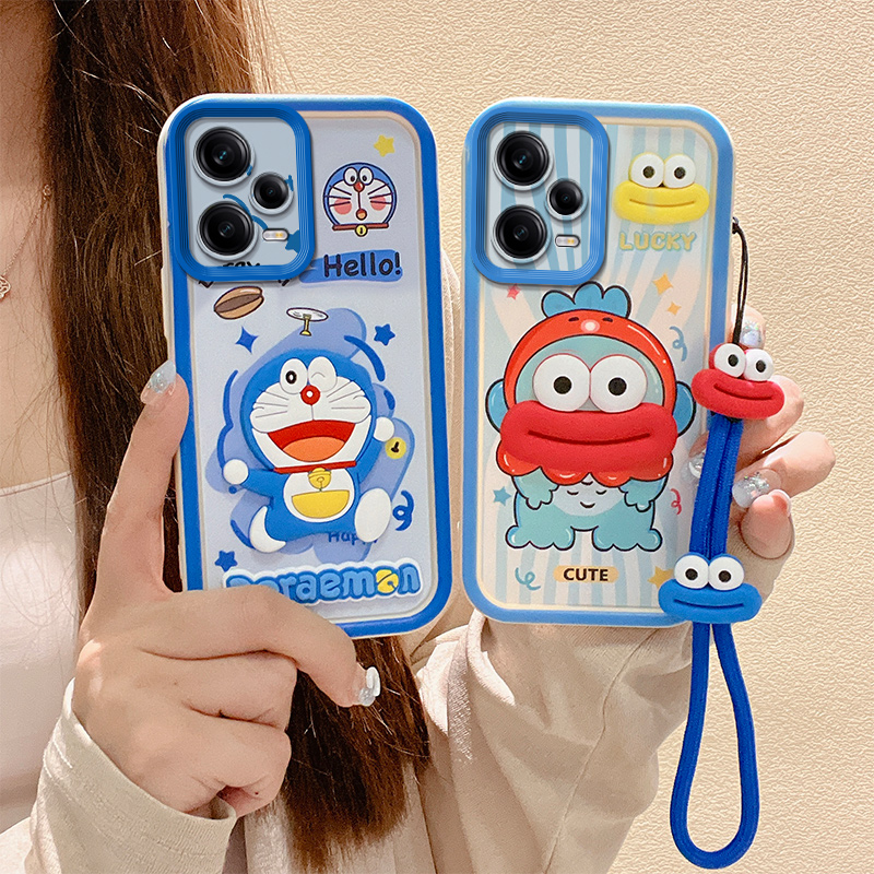 适用红米Note12PRO 5G手机壳ins卡通可爱女22101316C立体公仔redmi note12turbo保护套nite12por搞怪凯蒂猫