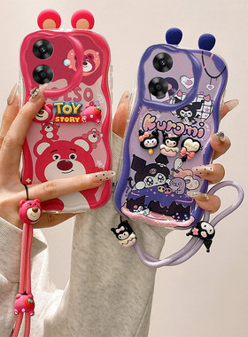 立体耳朵适用realme真我Note60X手机壳海绵宝宝note60x派大星潮女生奶油纹软边趣味可爱壳