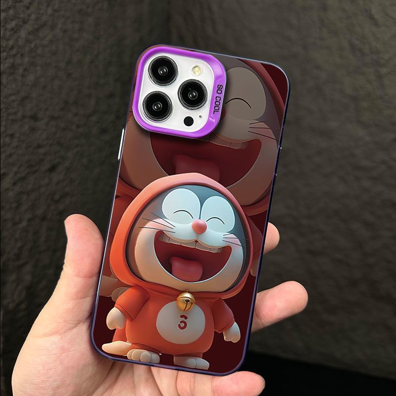 华为可爱少女大笑叮当手机壳