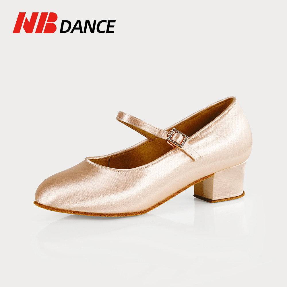 NBdance新款女童摩登舞鞋交谊