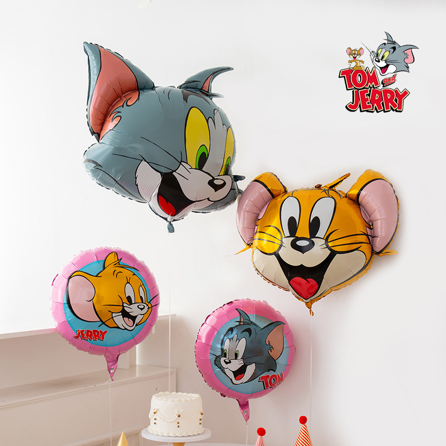 猫和老鼠气球汤姆杰瑞铝膜儿童宝宝周岁生日场景置卡通动漫节日,节庆用品/礼品,节日装扮用品,淘宝优惠券,粉丝福利购,淘宝优惠卷