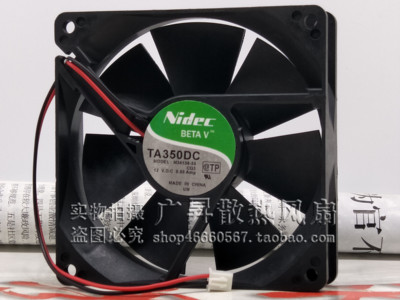 NIDEC TA350DC M34138-55CQ3 9025 12V 0.50A 9CM 双滚珠散热风扇