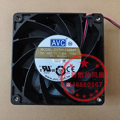 原装AVC 12038 48V 1.80A Y065服务器散热风扇DYTH1238B8F风机