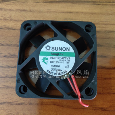 建准sunon KDE1204PFV1 12v 1.1w 4010 磁悬浮散热风扇40*40*10mm