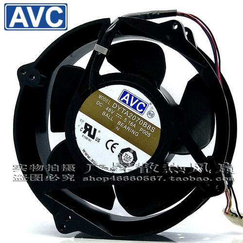 台湾AVC DYTA2070B8S 20070 48V超暴力大风量风扇 华为服务器风扇