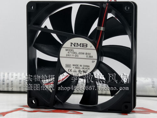 NMB-MAT 4710KL-05W-B50 DC24V 0.38A 12CM 12025 变频器散热风扇