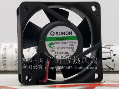 原装建准 SUNON PMD1206PTV3-A 12V 2.8W 6CM 6025 3线 散热风扇