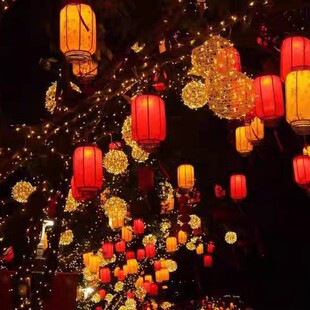 网红景区灯笼藤球装饰灯太阳能球灯LED低压24V文旅商场亮化灯防水