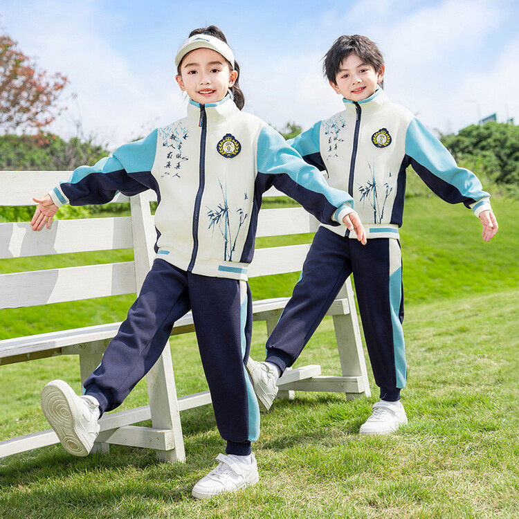 幼儿园园服春秋三件套装小学生班服一年级校服运动会儿童竹子秋季图片