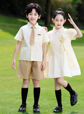 六一儿童合唱演出服幼儿园毕业照小学生诗歌朗诵啦啦队舞蹈表演服