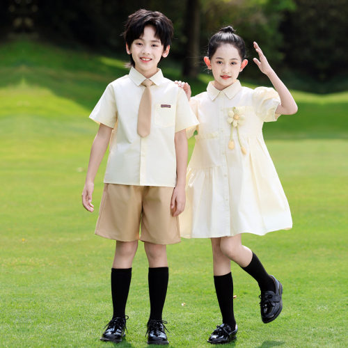 六一儿童合唱演出服幼儿园毕业照小学生诗歌朗诵啦啦队舞蹈表演服