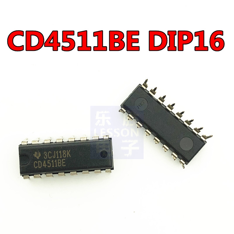 全新原装 CD4511BE 锁存解码器驱动器 直插 封装DIP16