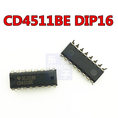 全新原装 CD4511BE 锁存解码器驱动器 直插 封装DIP16