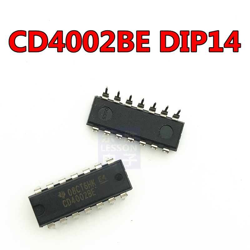 全新原装CD4002BE CD4002 双4输入或非门 直插DIP-14