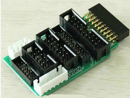 多功能 转接板 支持jtag jlink v8 v9 ulink2 st-link arm stm32